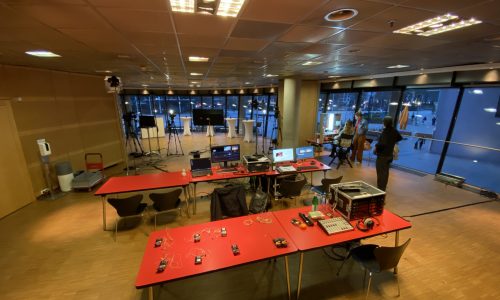 Technikaufbau für den Livestream