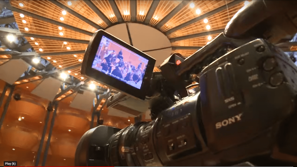 Kameras für das Konzert Livestreaming