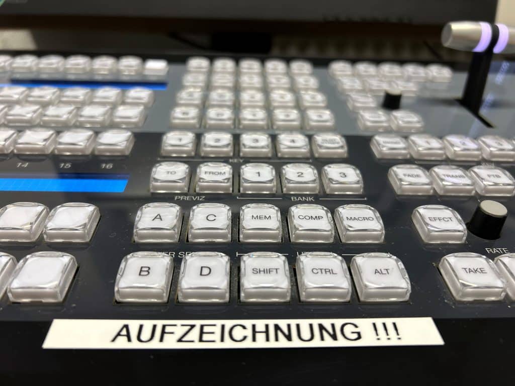 Live-Aufzeichnung mit Videoregie